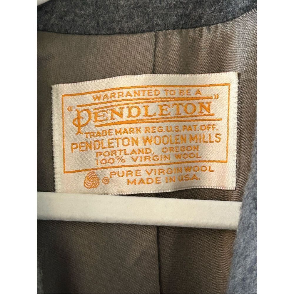 Pendleton Vintage Oversized Buttoned Virgin Wool … - image 5